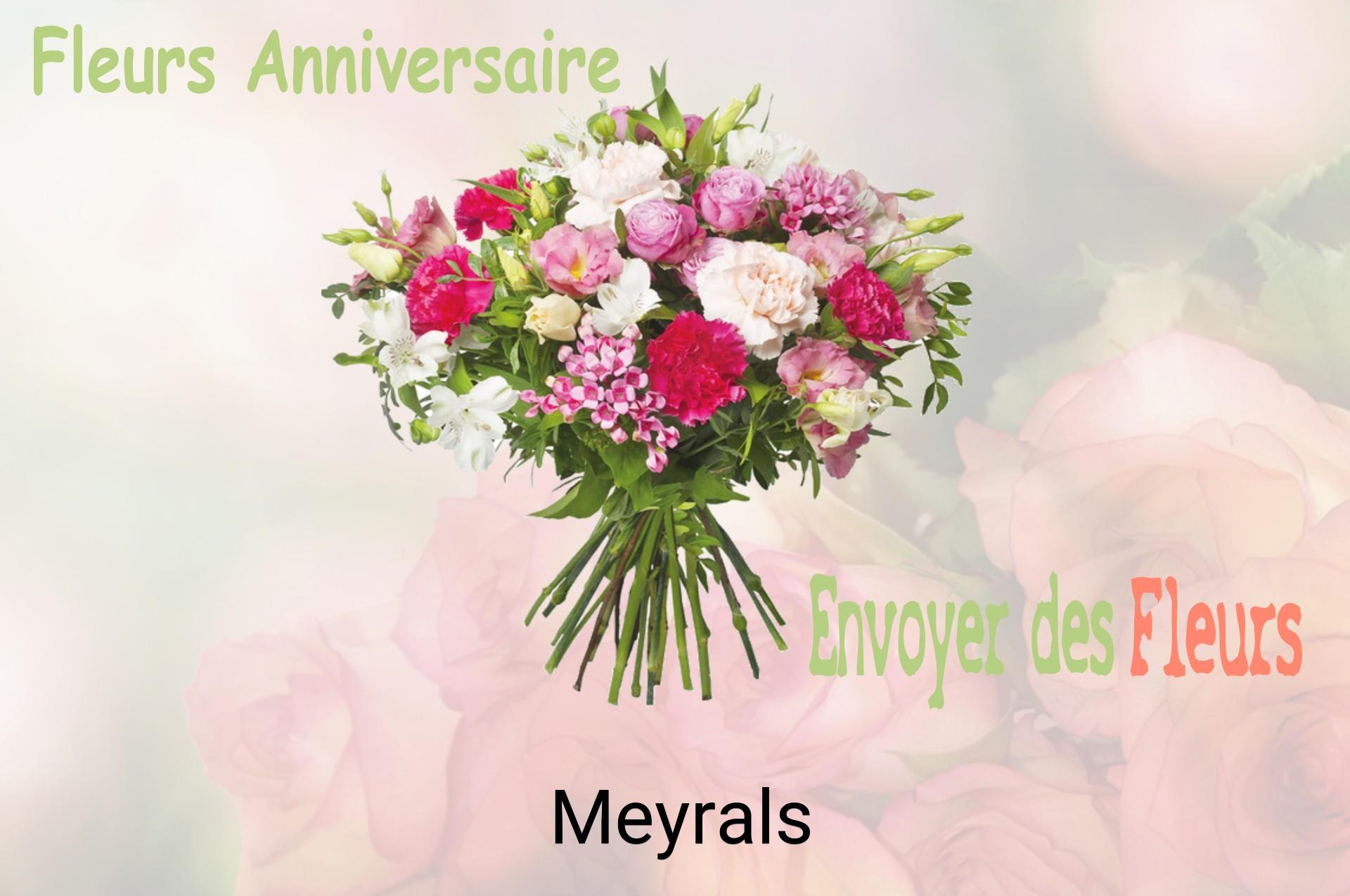 Bouquet de fleurs d’anniversaire livré à Meyrals